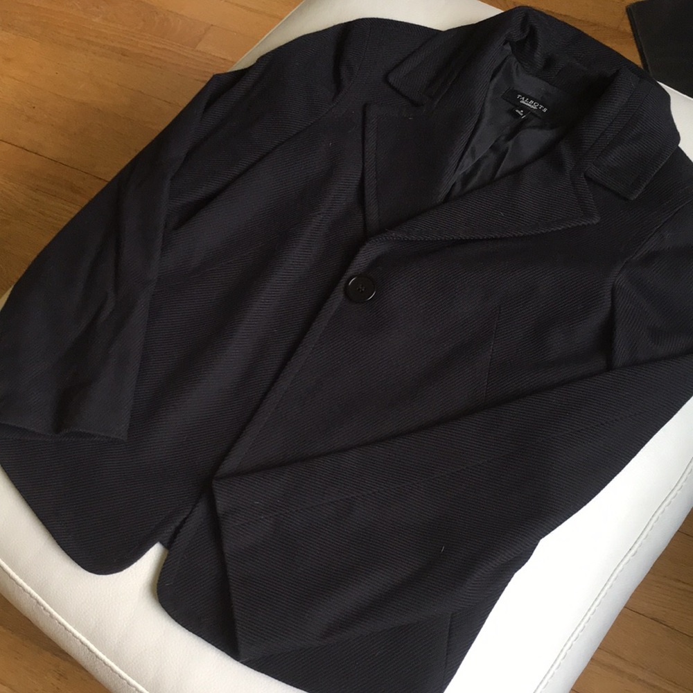 Talbots Basic Black Single Button Jacket - image 2